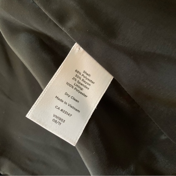 Talbots Black Blazer Women’s 10 Button Closure - Picture 11 of 11